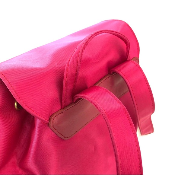 VALENTINO GARAVANI Nylon Backpack Pink Vintage - Picture 8 of 13